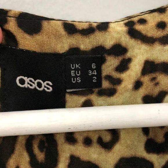 ASOS Leopard Shorts‎ Romper - Picture 3 of 3